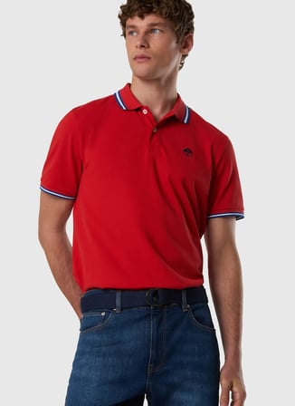 North Sails Kırmızı Erkek Polo T-Shirt NS0000692667