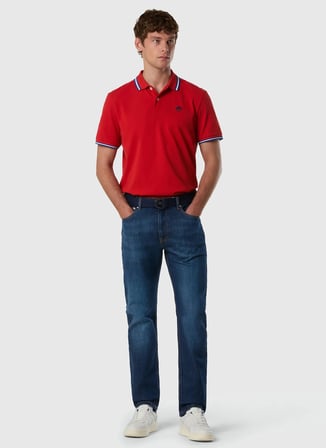 North Sails Kırmızı Erkek Polo T-Shirt NS0000692667