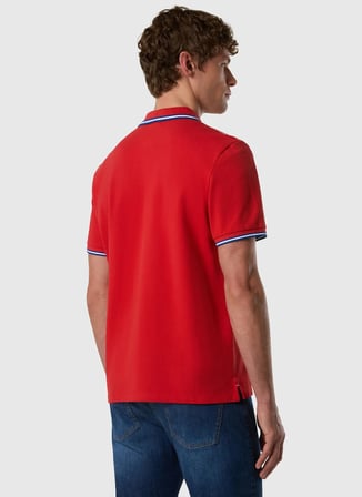 North Sails Kırmızı Erkek Polo T-Shirt NS0000692667