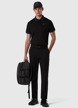 Siyah Erkek  Regular Fit Polo T-Shirt NS0000692711