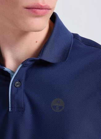 North Sails Mavi Erkek Polo T-Shirt NS0000692717