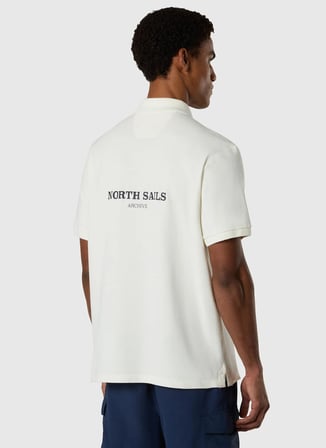 North Sails Beyaz Erkek Polo T-Shirt NS0000692726