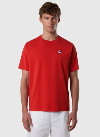 North Sails Kırmızı Erkek T-Shirt NS0000692990