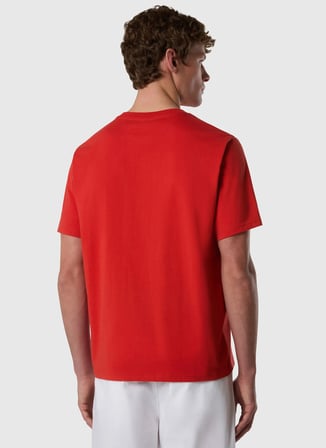 North Sails Kırmızı Erkek T-Shirt NS0000692990