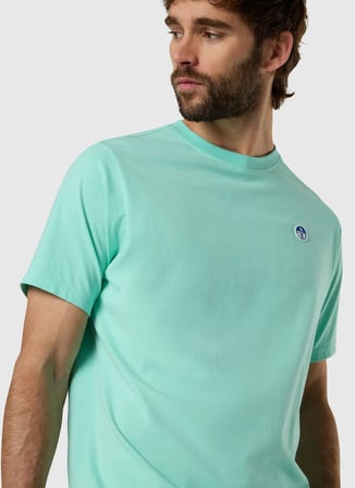 North Sails Yeşil Erkek T-Shirt NS0000692990
