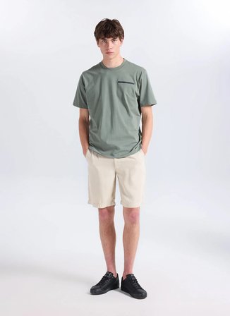 North Sails Yeşil Erkek Regular Fit Baskılı T-Shirt NS0000693163
