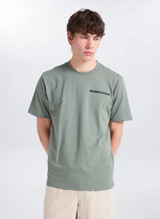 North Sails Yeşil Erkek Regular Fit Baskılı T-Shirt NS0000693163