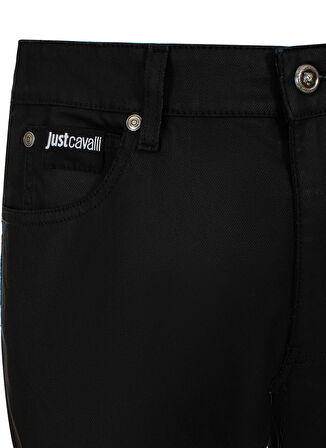 Just Cavalli Normal Bel Normal Paça Slim Fit İndigo Erkek Denim Pantolon 74OBB5S0DW009M19904