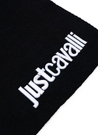 Just Cavalli Siyah - Beyaz Erkek Atkı 75QA2H07