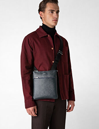 Serapian Evoluzione Deri Flat Askılı Omuz Çantası SREVLMML679423Y021