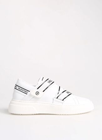 Valentino Beyaz - Siyah Kadın Sneaker 91S3914ELA010