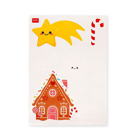 Legami Yeni Yıl Elektrostatik Cam Cıkartmaları