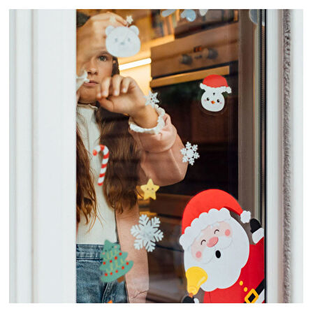 Legami Yeni Yıl Elektrostatik Cam Cıkartmaları