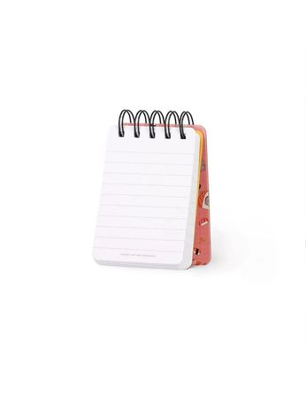 Legami Çizgili Spiral Ciltli Defter - Mini - Sushi Kedi