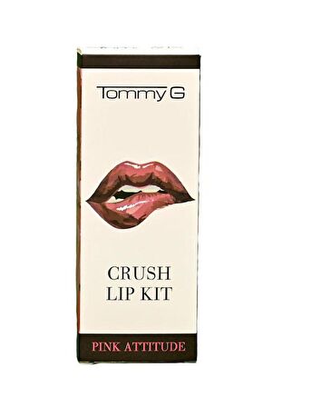 TG CRUSH LIP KIT Pink Attitude-TG Crush Dudak Kiti Pembe Tutum