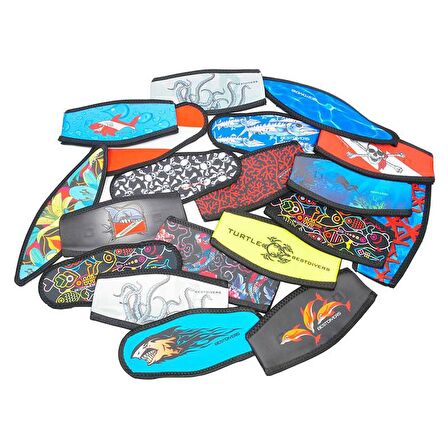 BESTDIVERS Maske Arkalığı FISH Neopren, Velkrolu