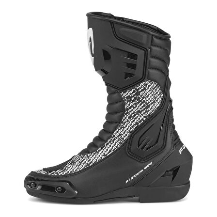Forma Freccia Evo Korumalı Motosiklet Botu Siyah  Beyaz