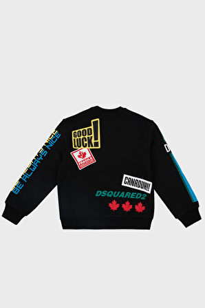 Dsquared2 Çocuk Sweat DQ0223-D00U7 BLACK