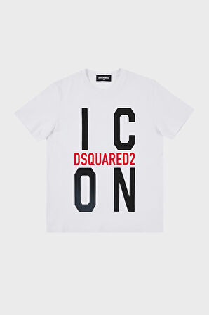 Dsquared2 Çocuk T Shirt DQ0243-D002F WHITE
