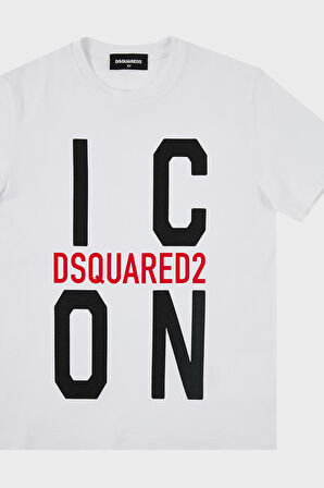 Dsquared2 Çocuk T Shirt DQ0243-D002F WHITE