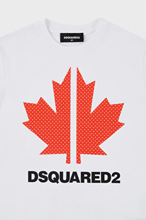 Dsquared2 Çocuk T Shirt DQ0028-D004G WHITE