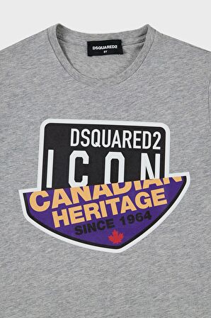 Dsquared2 Çocuk T Shirt DQ0244-D00YV GREY