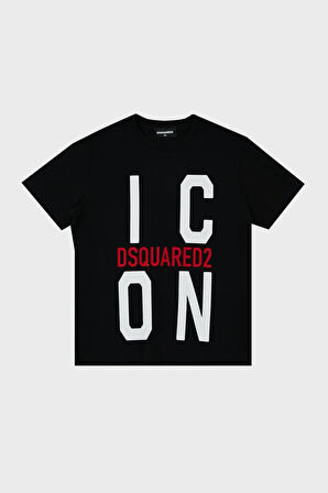 Dsquared2 Çocuk T Shirt DQ0243-D002F BLACK