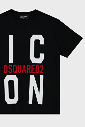 Dsquared2 Çocuk T Shirt DQ0243-D002F BLACK