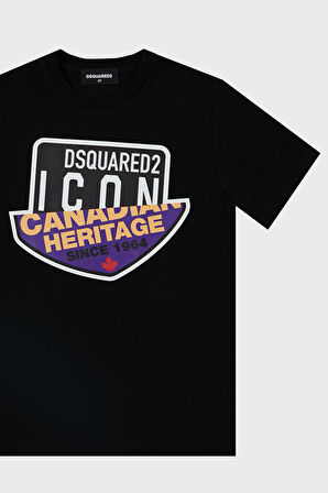 Dsquared2 Çocuk T Shirt DQ0244-D002F BLACK