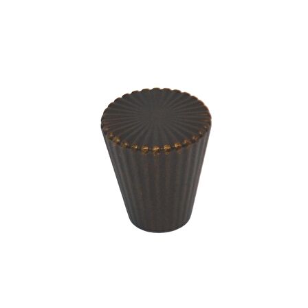 Furnipart Kulp Chocolate, Antik Bronz, Düğme