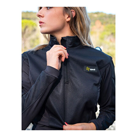 Spark Stivy MAW1 Rüzgar Geçirmez Üst İçlik Siyah