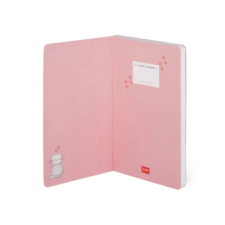 Legami Sert Kapak Medium Çizgili Defter Kitty VNOTP0105