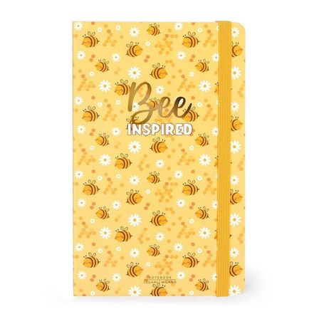 Legami Bee Buzz Sert Kapak Çizgili A5 Defter 