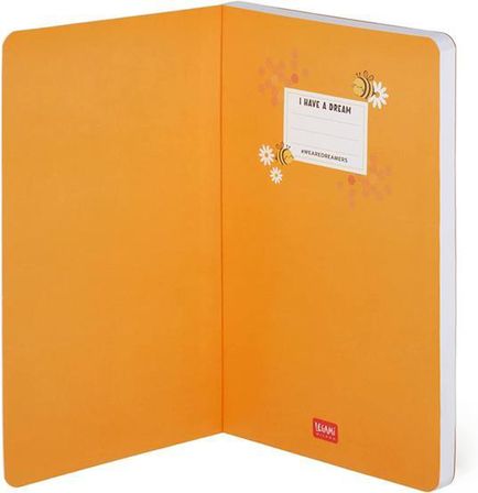 Legami Bee Buzz Sert Kapak Çizgili A5 Defter 