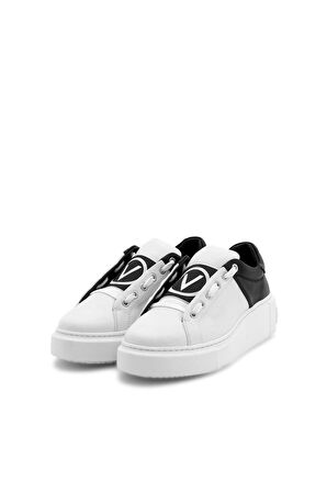 Kadın Baraga Lace-Up Sneakers - Beyaz/Siyah | 37