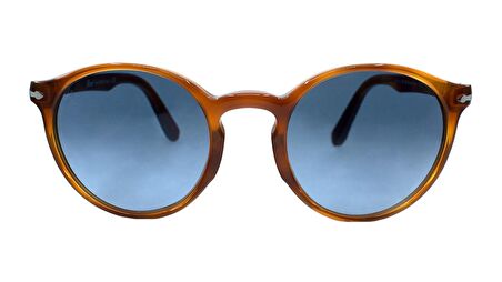 PERSOL  3171-S 96/Q8 52  Unisex TURUNCU Yuvarlak Çerçeve Güneş Gözlüğü