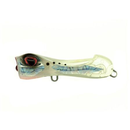 Molix S Popper 65 8.5gr Pearl White Holo Stripe