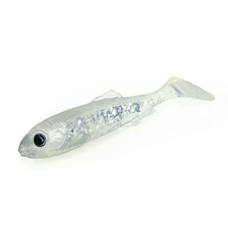 Molix Rt Shad 4.5" 4 Pcs Ghost Silver Flake