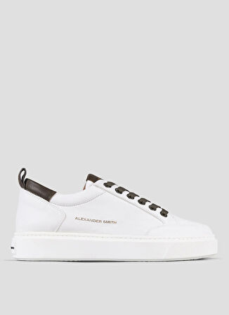 Alexander Smith Beyaz - Haki Erkek Sneaker BOND