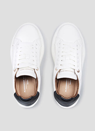 Alexander Smith Beyaz - Siyah Kadın Sneaker ASBBSOW3561WBK