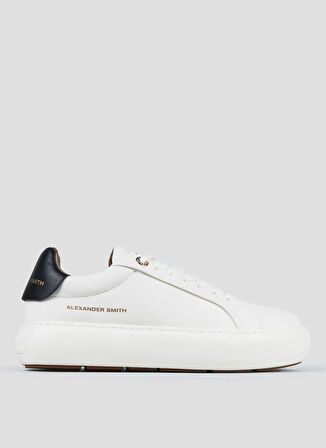 Alexander Smith Beyaz - Siyah Kadın Sneaker ASBBSOW3561WBK