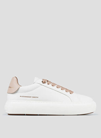 Alexander Smith Beyaz - Krem Kadın Sneaker ASBBSOW3563WNU