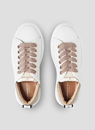 Alexander Smith Beyaz - Kahverengi Kadın Sneaker ASBBWYW0507WNU