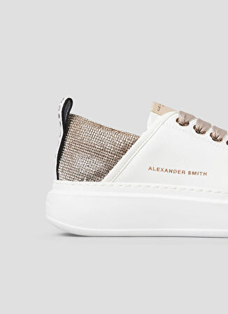 Alexander Smith Beyaz - Kahverengi Kadın Sneaker ASBBWYW0507WNU