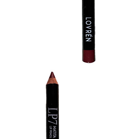 Lovren LP7 Bordeaux Bordo Dudak Kalemi