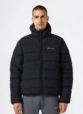 Champion Zip Ceket, S, Siyah