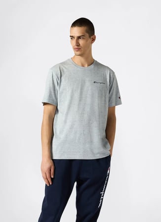 Champion 221798-EM021 SS Tee Gri Erkek T-Shirt