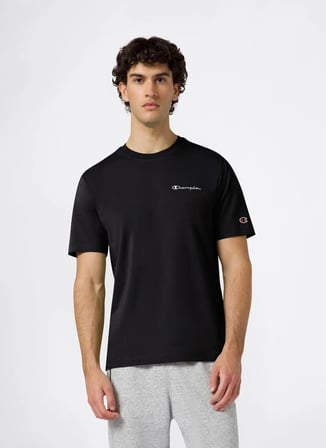 Champion 221798-KK001 SS Tee Siyah Erkek T-Shirt