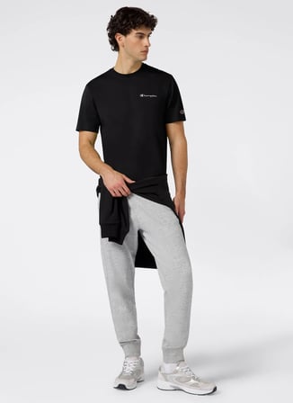Champion 221798-KK001 SS Tee Siyah Erkek T-Shirt