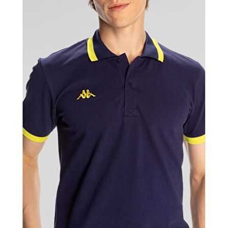 Kappa Erkek Polo Yaka Tişört Logo Neon